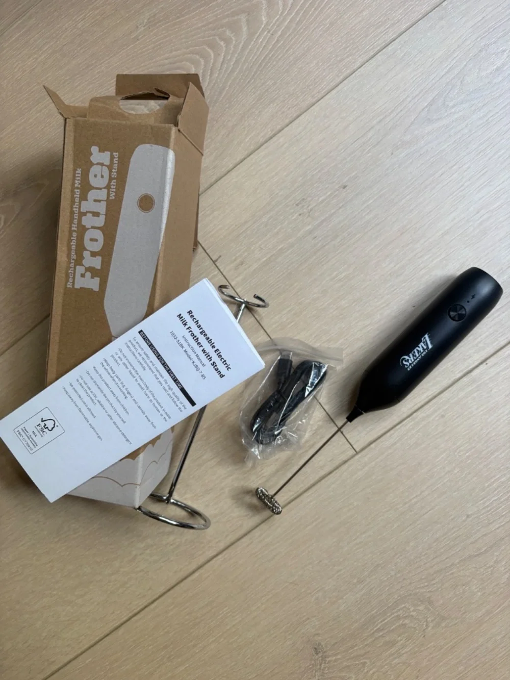Frother - rechargeable